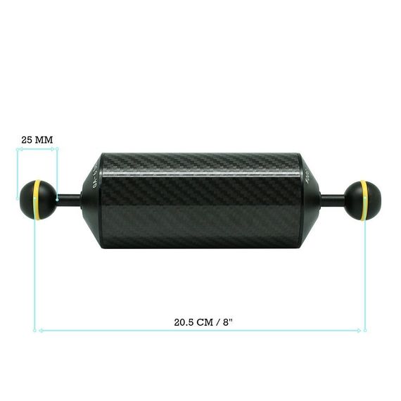 Штанга карбоновая Sea Frogs 8"/20.5 cm D-60 mm поплавок шар & шар