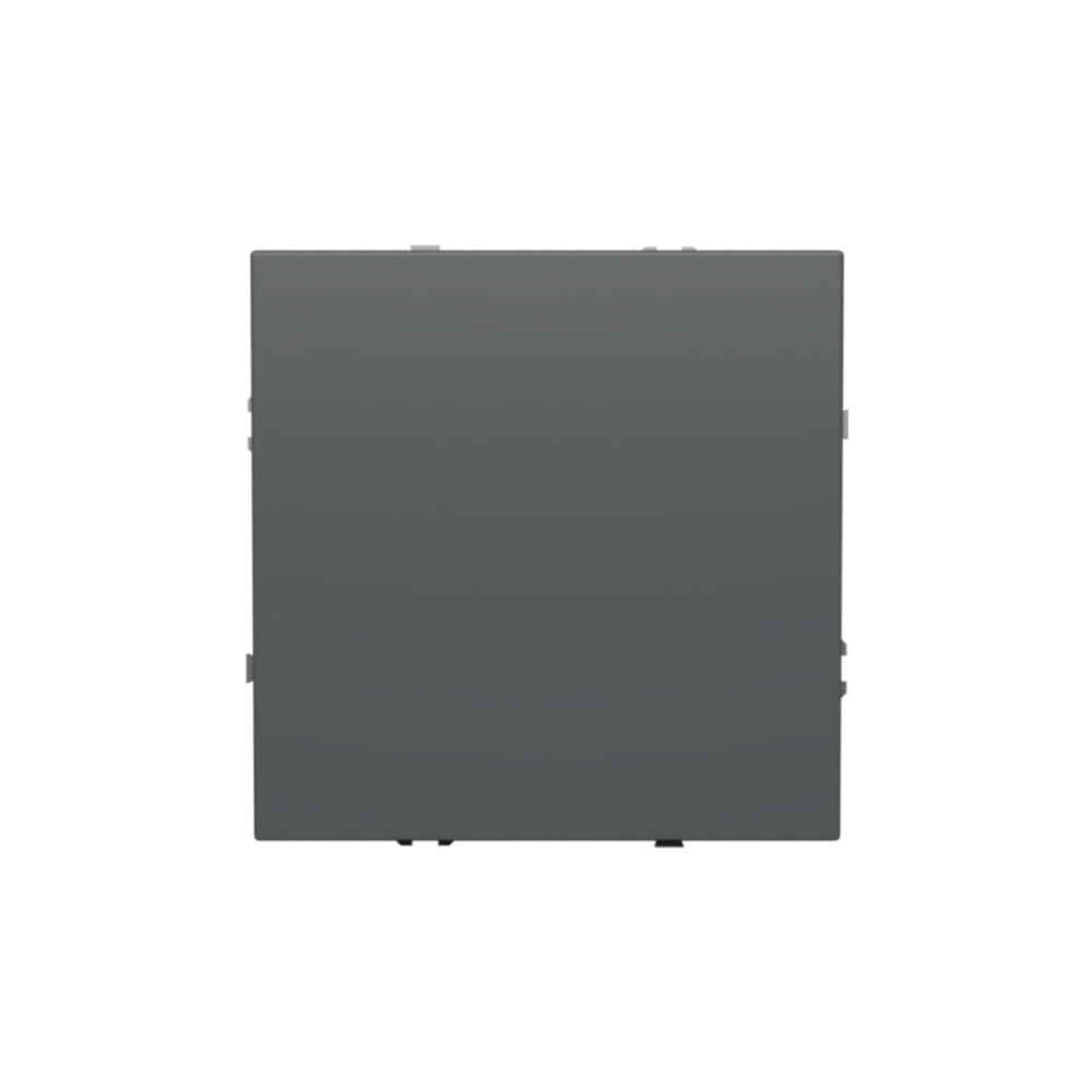 Выключатель встраиваемый VOLTUM S70 одноклавишный 10А, (титан)