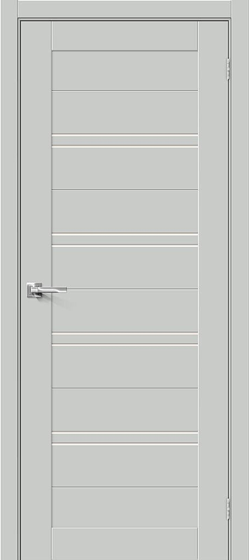 Межкомнатная дверь Браво-28 Grey Silk / Двери Браво