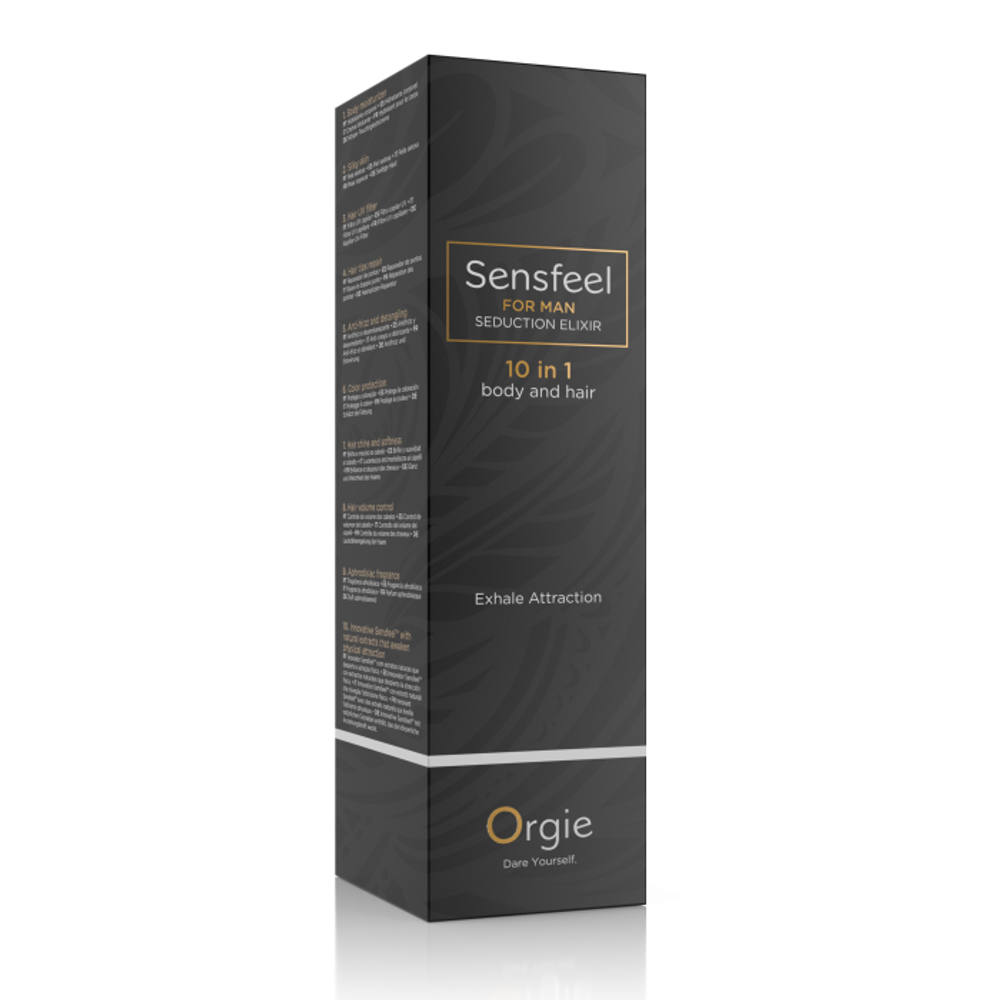 Увлажняющий спрей для тела и волос Sensfeel For Man Pheromone Seduction Elixir 10 в 1, 100 мл
