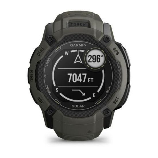 Умные часы Garmin Instinct 2X Solar темно-зеленый