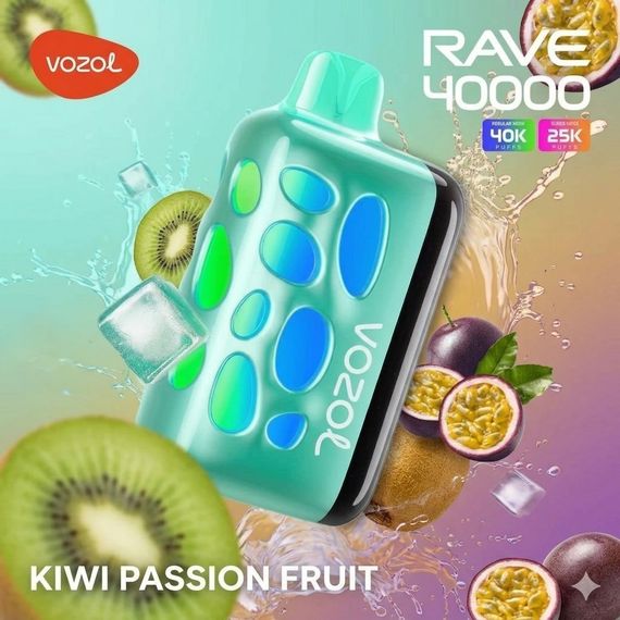 Vozol RAVE 40000 - Kiwi Passion Fruit (5% nic)