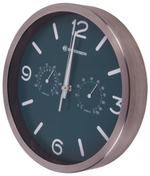 Часы настенные Bresser MyTime ND DCF Thermo/Hygro, 25 см, бирюзовые