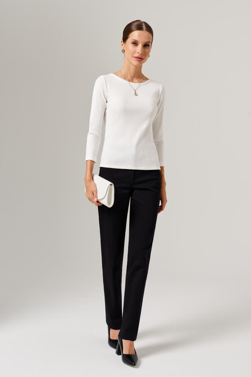 23134 Лонгслив женский (молочный)