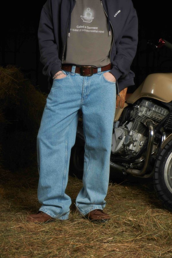 Джинсы Pastoral Wide Light denim голубые - фото 1