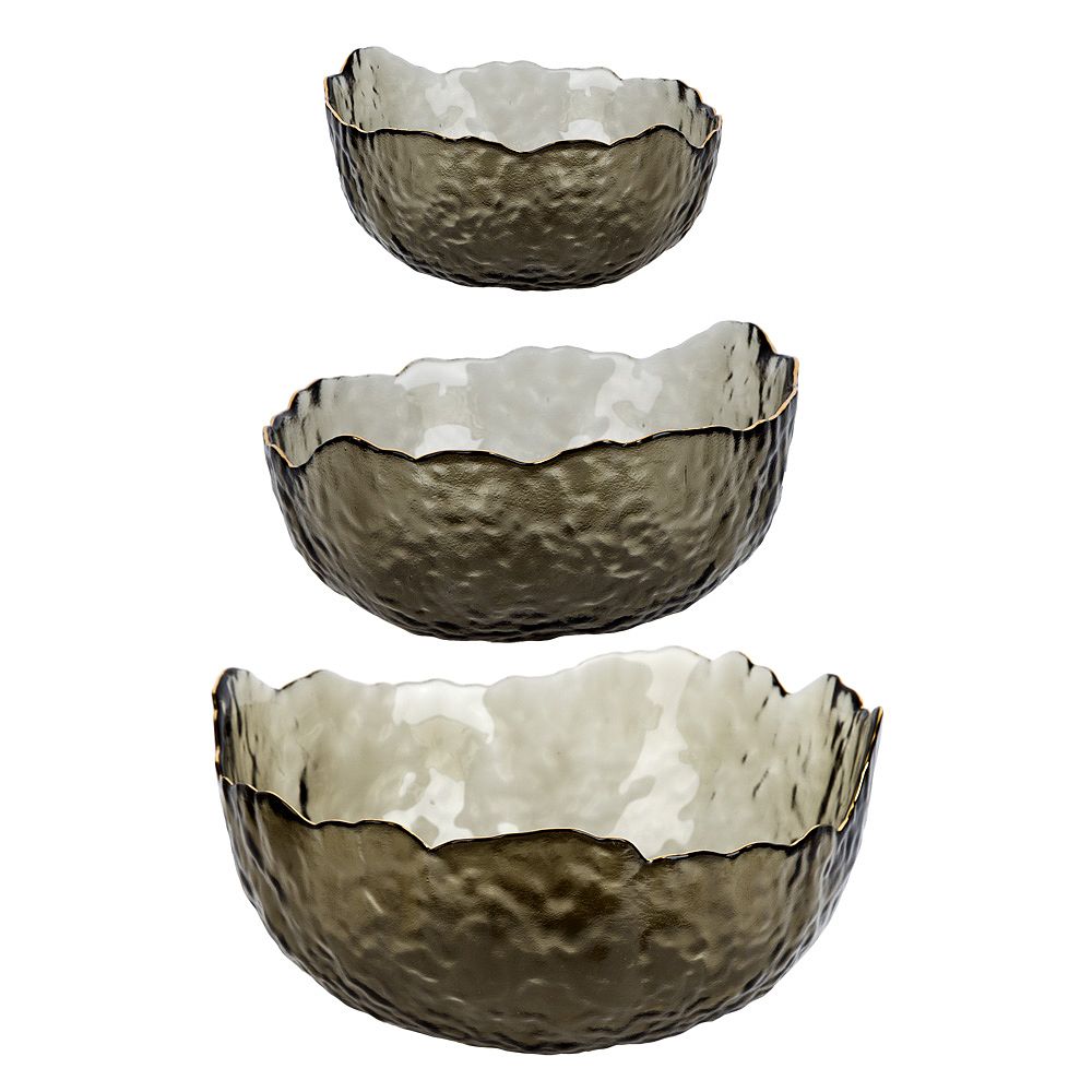 Салатник, набор 3шт. " " (серый) d=12,5/15,5/19 см (транспортная упаковка)