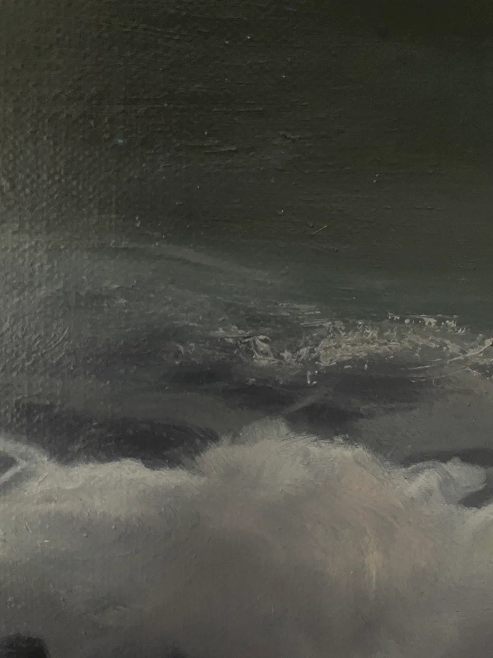 Картина маслом на холсте "Лунная паутинка" 80х60 см. Деревянный подрамник. Художник Наталия Осадчук