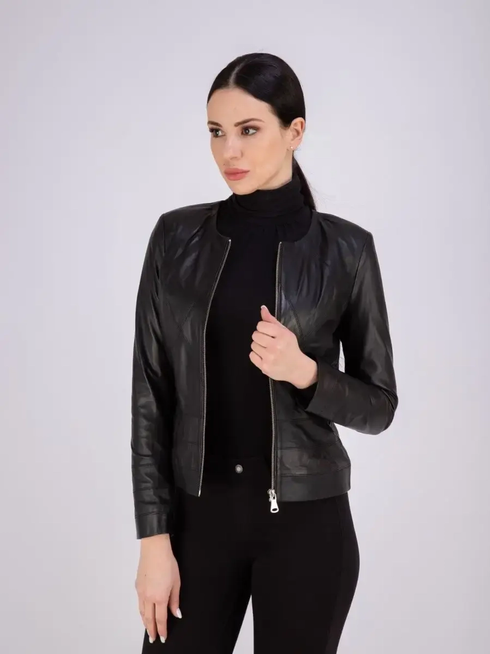 Куртка женская из натуральной кожи Турция