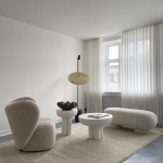 Стол 101 Сopenhagen Crown Table, Tall - Bone White