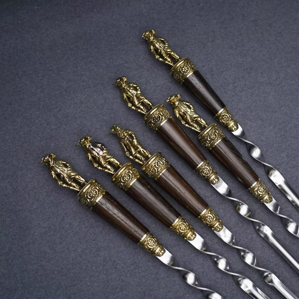 Подарочный набор шампуров "Конь в пальто"