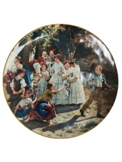 Тарелка декоративная "Утро праздника Тела Христова" Австрия
