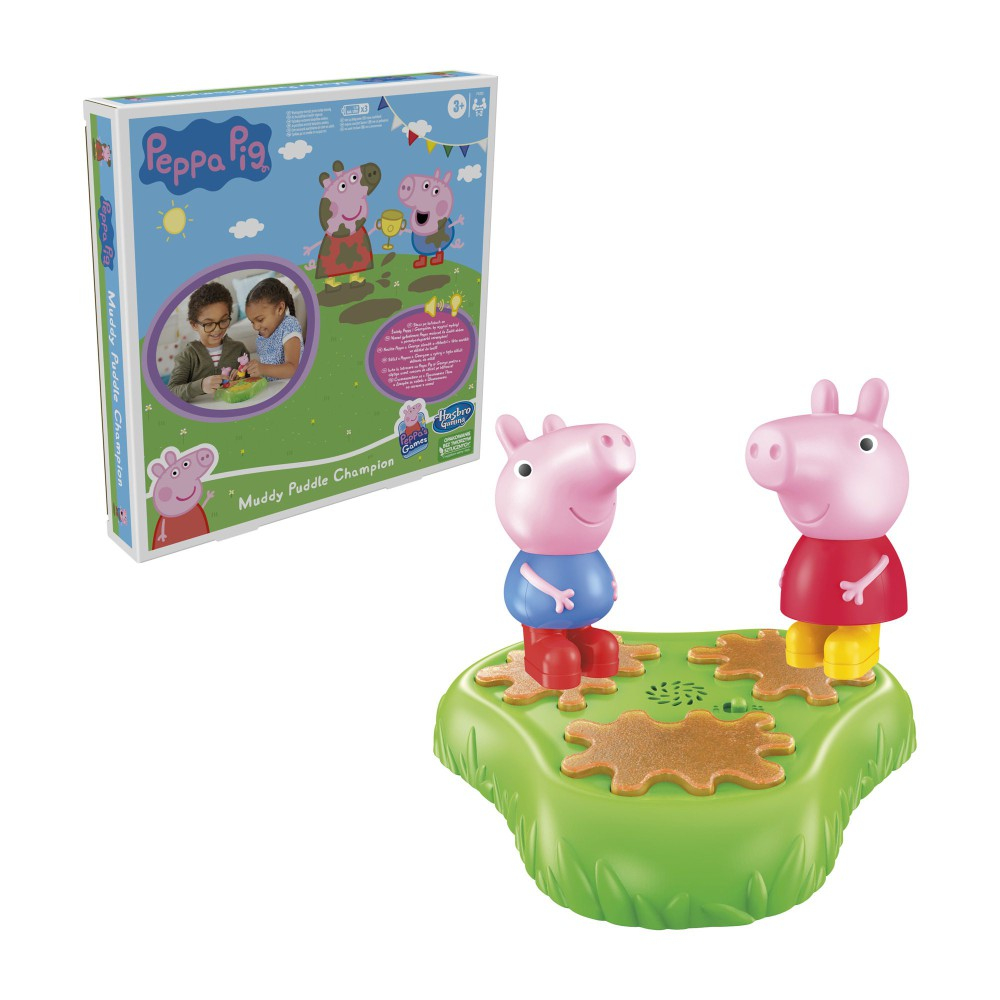 Настольная игра Hasbro F4262 Свинка Пеппа Чемпион грязных луж F4262 — фото 1