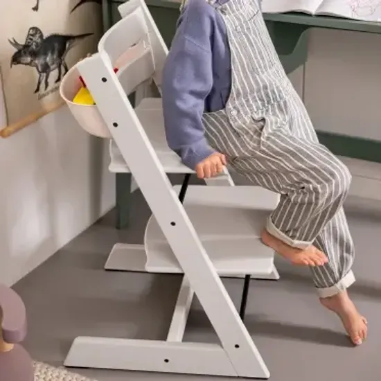 Стульчик для кормления STOKKE Tripp Trapp комплект 4 в 1 (White)