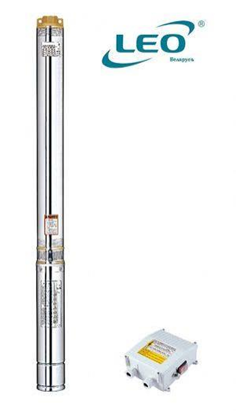 насос скважинный LEO 3XRm2/46-1.5 каб-20м с пультом