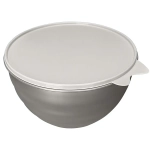 Миска с крышкой 3,7л «WAVE» металлик бежевый