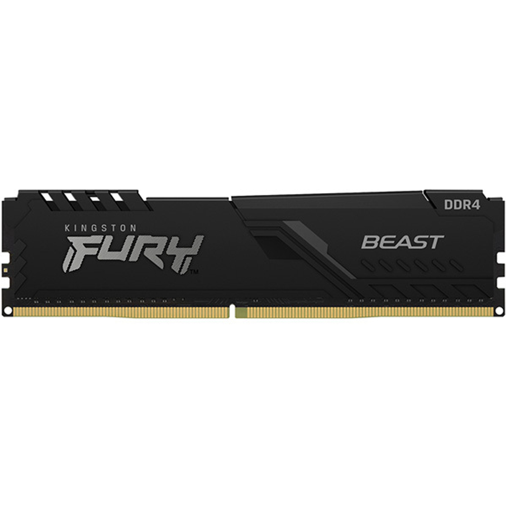 Оперативная память Kingston 64GB 3200МГц DDR4 CL16 DIMM (Kit of 2) FURY Beast Black