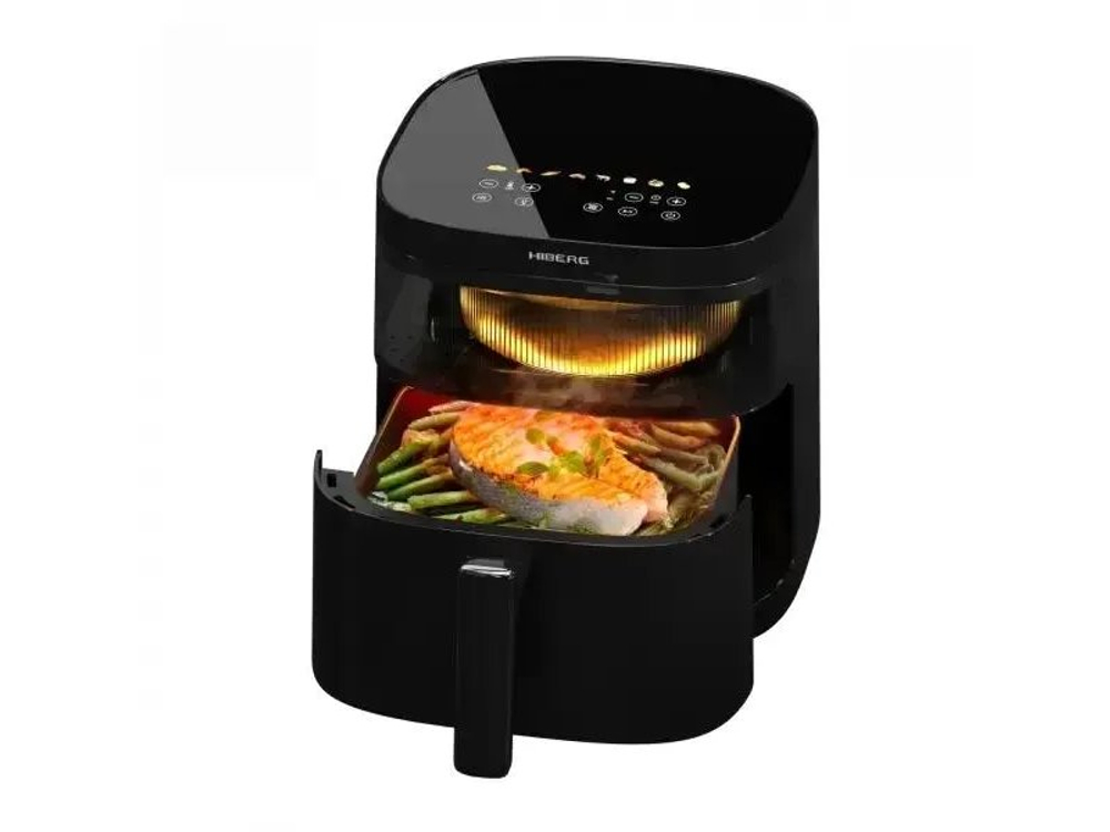 Аэрогриль Hiberg MGG 600 B черный