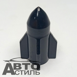 Колпачок камеры Декор - Ракета - черный  113304