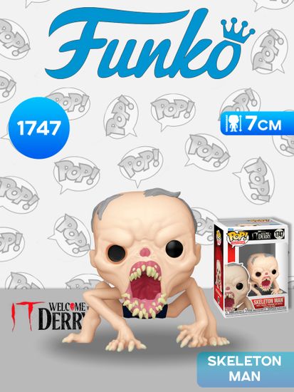 Фигурка Funko POP! TV IT Welcome to Derry Skeleton Man (1747) 87258 / Фигурка Фанко ПОП! по мотивам сериала "Оно: Добро пожаловать в Дерри", Человек-скелет