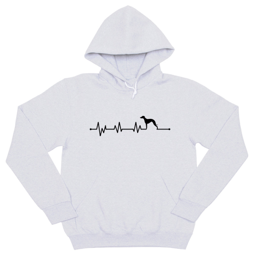 Толстовка "Левретка - сердечный ритм"