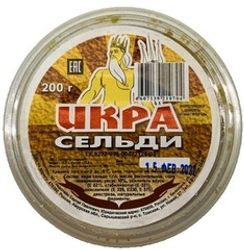 ИКРА СЕЛЬДИ 200 ГР СЛАБО-СОЛЕНАЯ ПЛ/Б /ГЛАДШТЕЙН/