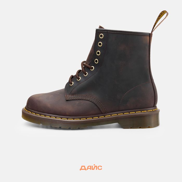 Ботинки Dr. Martens 1460 Crazy Horse Leather артикул:11822203 - купить в магазине Дайс