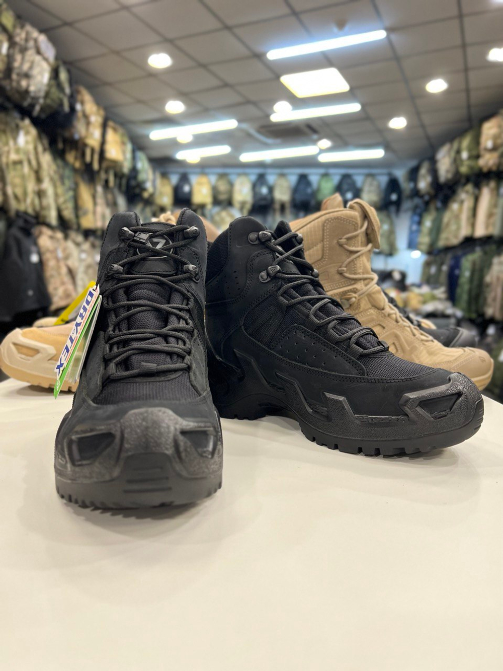 Ботинки тактические Vaneda V-Clutch Pro Mid Dry-Tex чёрные оригинал