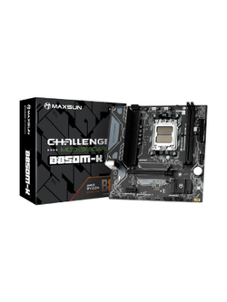 MAXSUN MS-Challenger B850M-K (Socket AM5, mATX, 2*DDR5(96Gb), HDMI, 2*SATA3, 1*M.2, 1*PCIEx16/1*PCIEx1, 2*USB2.0, 4*USB 3.0,  LAN 1*1G, RTL)