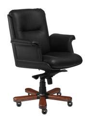 Кресло для руководителя STEEL NOTABLE B черная кожа