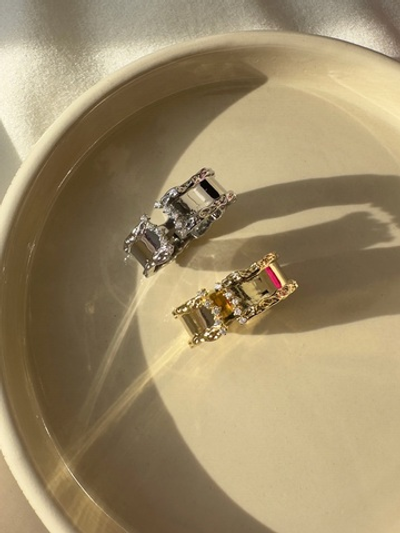 Базовое колечко Лава с фианитами