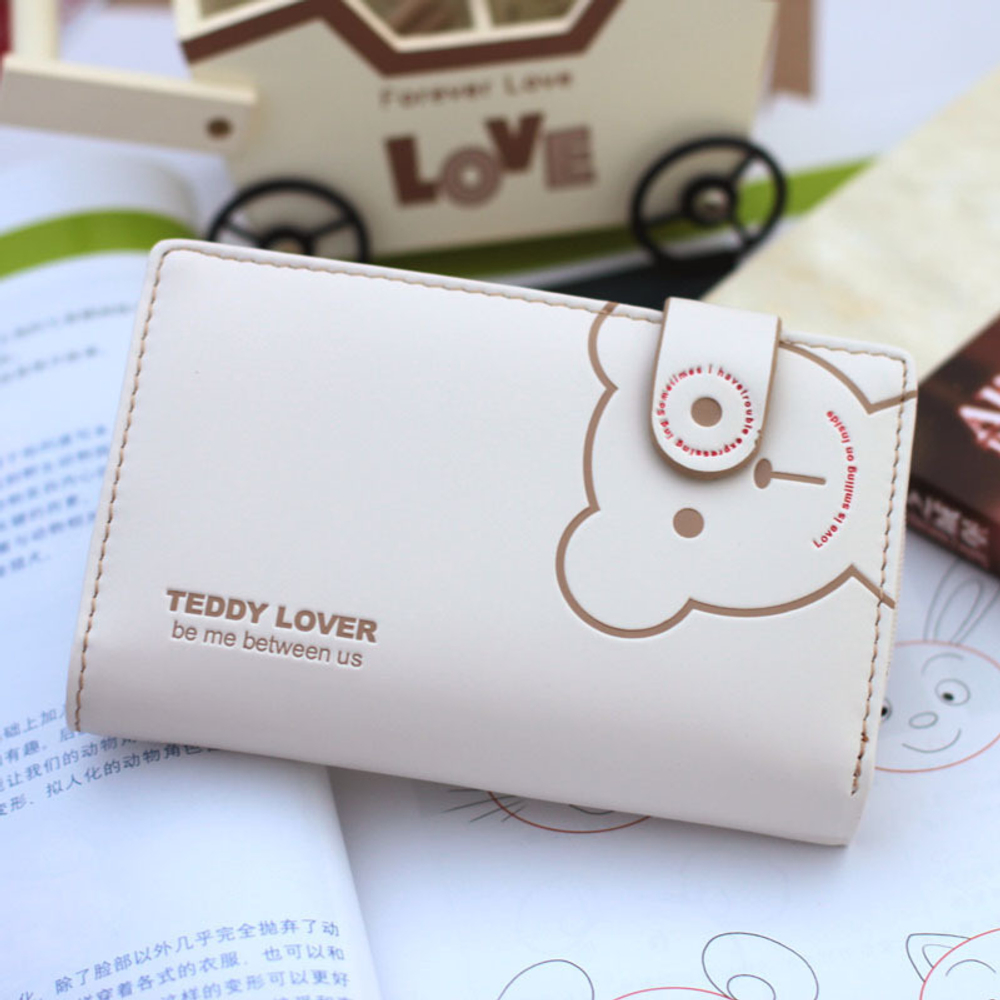 Кошелек детский с тиснением в виде медведя