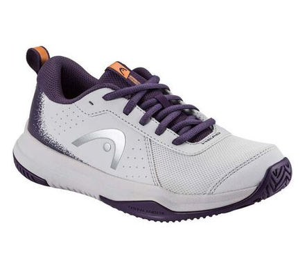 Детские теннисные кроссовки Head Sprint Court 4.0 - light grey/purple night