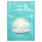 JM Solution, 3-шаговая маска для лица с морским сиянием и глубоким увлажнением, с жемчугом, 1 набор