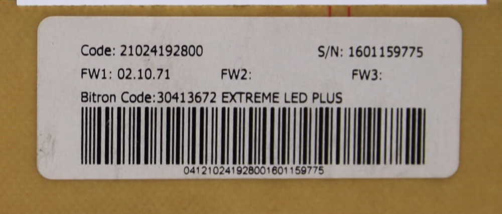 Модуль индикации 21024192800 (код прошивки fw 02.10.71) стиральной машины Indesit