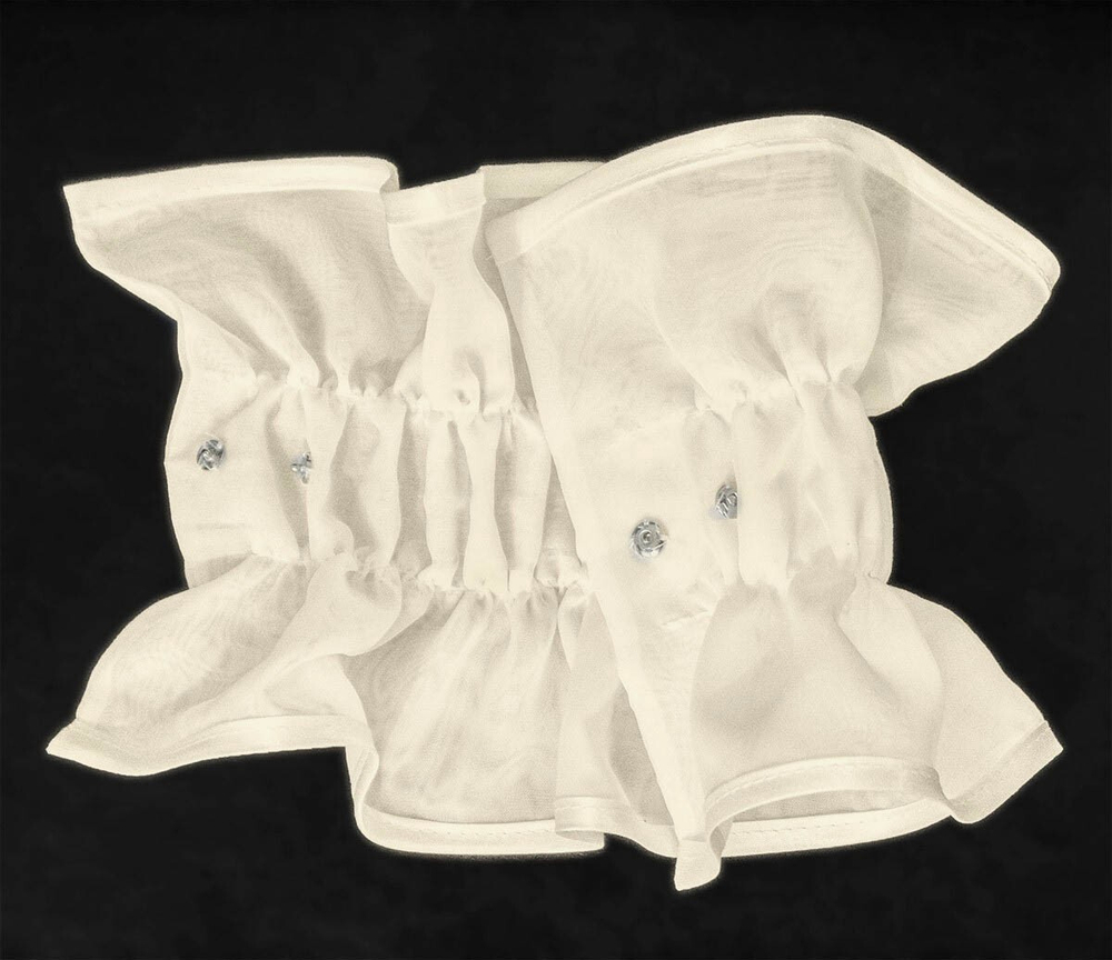 Занавеска "Ф. МАДЛЕН", цвет шампань, на шторной ленте, Польша.