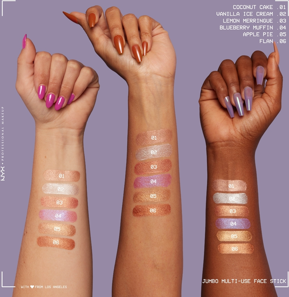 NYX Professional Makeup Jumbo Multi-Use Highlighter Stick - Осветлитель для крема в ручке, 2,7 g