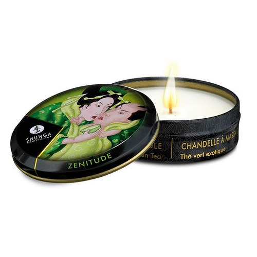 Массажная свеча с ароматом зелёного чая Shunga Exotic Green Tea 30мл