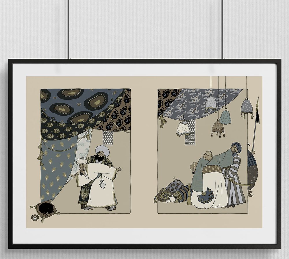 Постеры с иллюстрациями А. Дмитриева и И. Олейникова