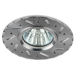KL41 SL Светильник ЭРА литой алюминевый MR16,12V/220V, 50W серебро