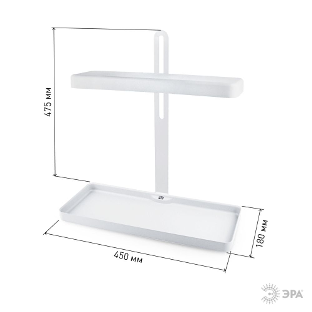 Настольный светильник для растений ЭРА FITO-20W-QLED-W полного спектра 20 Вт белый | Интерьерные фито светильники