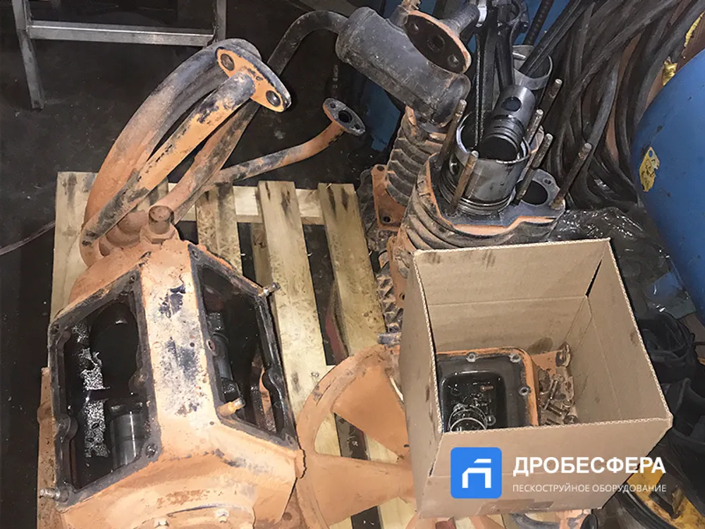 Ремонт головки С416М с заменой клапанной доски и поршня высокого давления