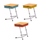 Парта Премьера 1Р одноместная с ящиком, регулируемая