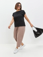 Футболка оверсайз с рукавами крылышками