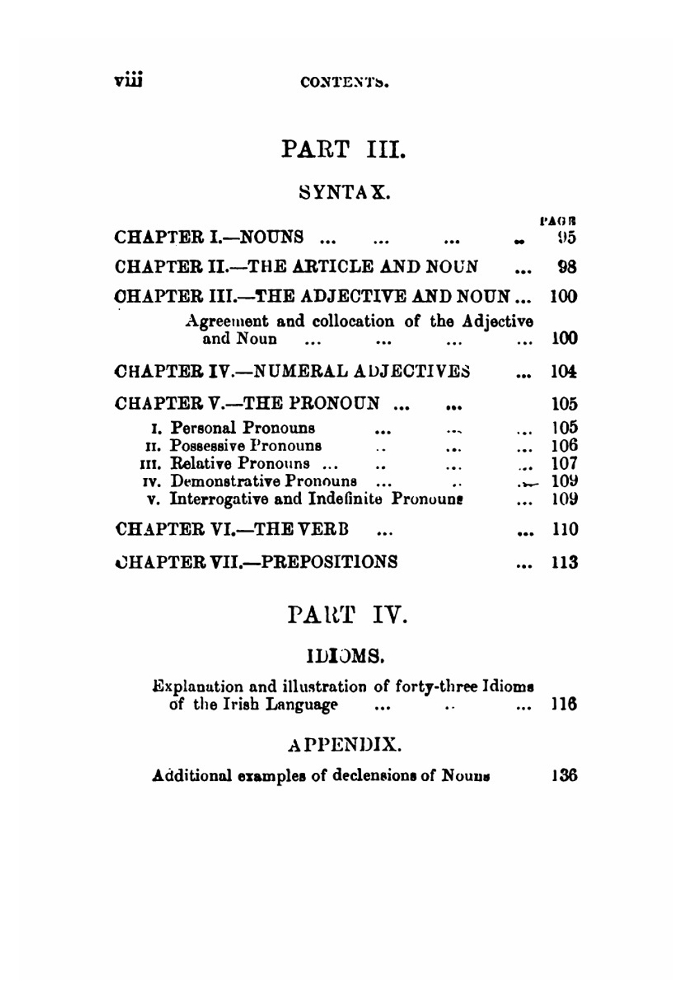 A Grammar of the Irish Language | P. W. Joyce