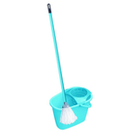 Набор для уборки МопСет (ведро с отжимом 8л, швабра, насадка миди) AZUR