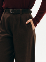 Брюки с ремнем