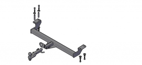 Фаркоп для Chery Tiggo Т11 (2WD) 2012-2013 (рестайлинг) (без электрики) (паспорт и сертификат) Трейлер.8221