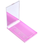 Расческа с зеркалом в наборе детские «МИМИШКИ», девочка, цвет фиолетовый, 11*7,8см