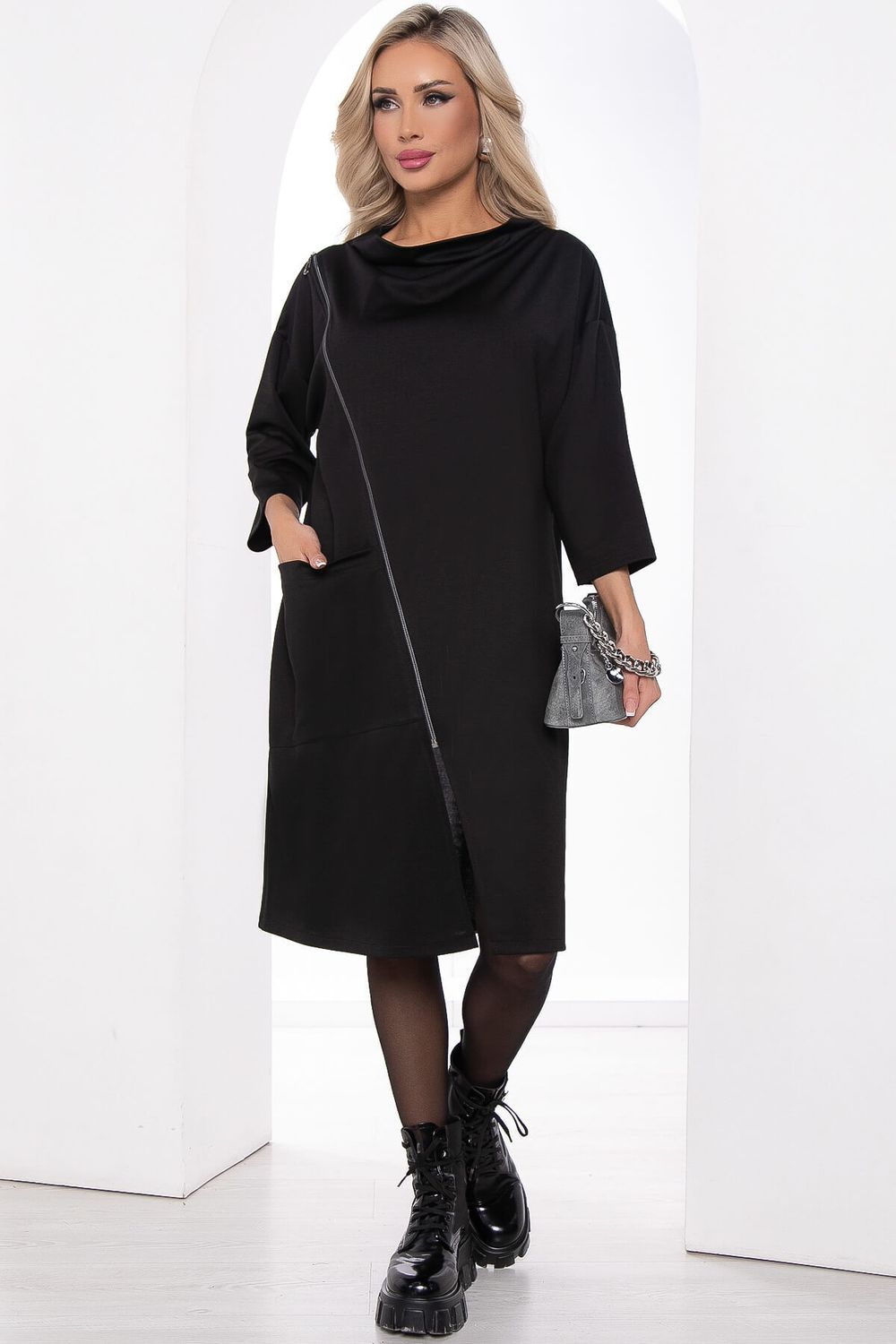 Платье "Сансара" (черное) П8364 LT Collection (Акция)