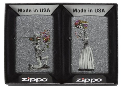 Зажигалка ZIPPO 28987 Day of Dead Skulls Set